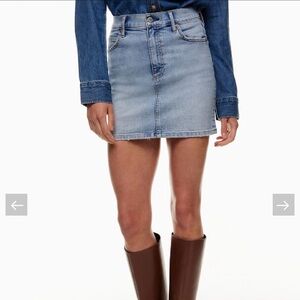 Denim Forum The Cowgirl Micro Skirt